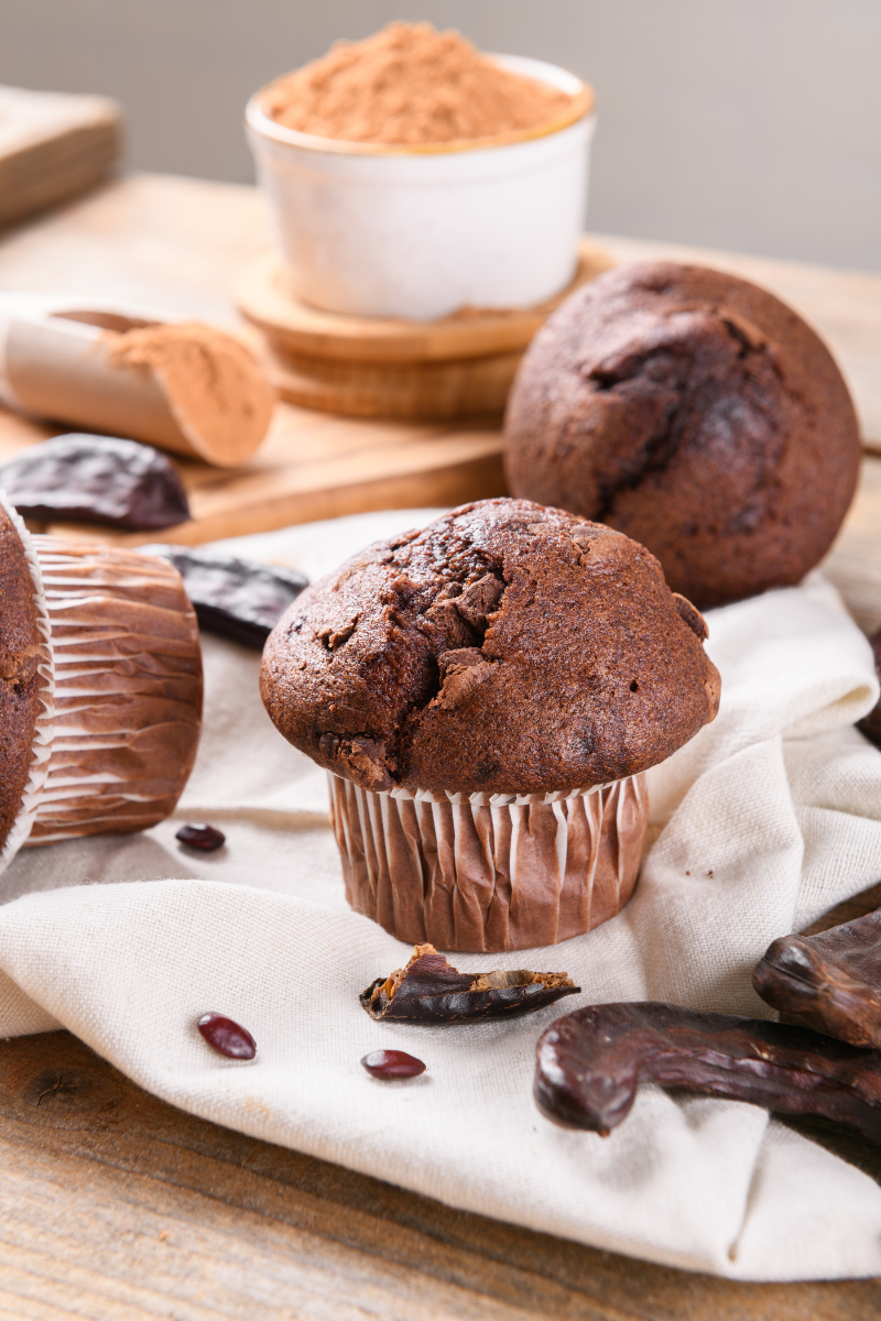 Muffin Coklat Carob Gluten Free