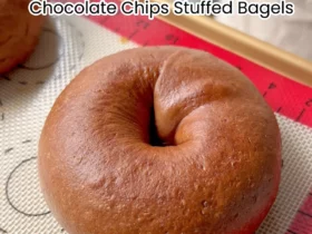 Chocolate Chips Stuffed Bagels