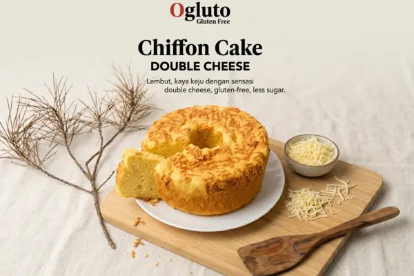 Chiffon Cake Gluten Free Ogluto Double Cheese