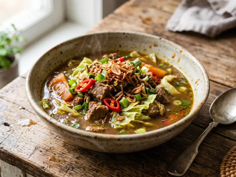 Goat Meat Stew Without Coconut Milk for Eid al-Adha
