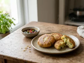 Perkedel kentang goreng anti gagal renyah dengan lapisan telur kecokelatan